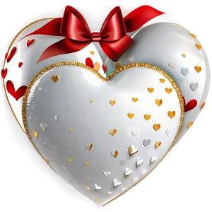 White Hearts Decoration Png Hxg PNG image