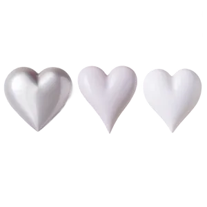 White Hearts Emoji PNG 51 PNG
