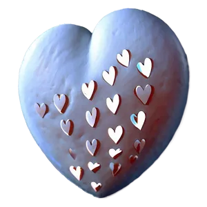 White Hearts For Crafting PNG Gkr PNG