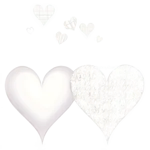 White Hearts For Invitations PNG Ojl PNG