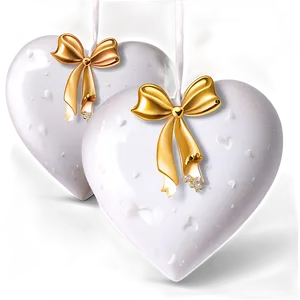 White Hearts For Wedding Png 25 PNG image