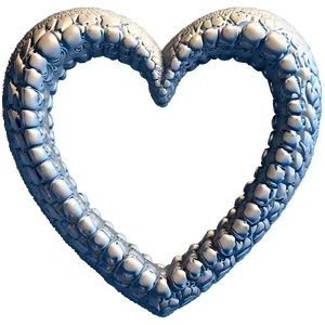 White Hearts Frame Png 39 PNG image