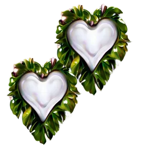 White Hearts In Nature PNG Pby PNG