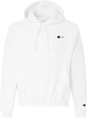 White Hoodiewith Logo PNG image