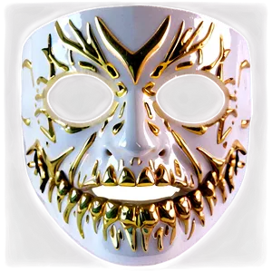 White Horror Mask Png 74 PNG image