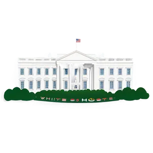 White House Exterior View PNG Nbk17 PNG