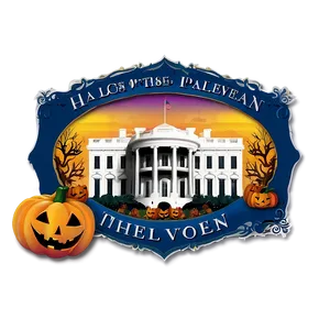 White House Halloween Celebration PNG Sbp75