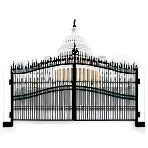 White House Security Gate PNG Btm78 PNG