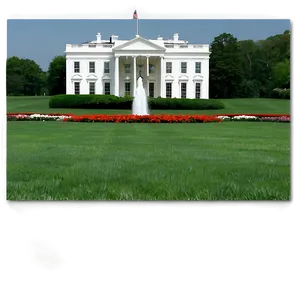 White House South Lawn View PNG 17 PNG