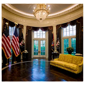 White House State Dining Room PNG 06252024