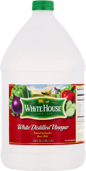 White House White Distilled Vinegar Gallon PNG image