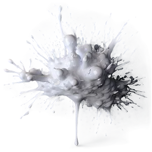 White Ink Splash Png 98 PNG image