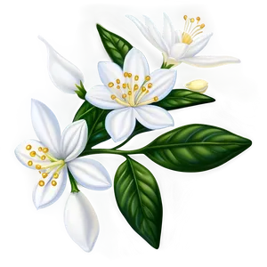 White Jasmine Flower Png 30 PNG image