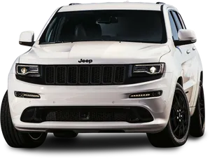 White Jeep Grand Cherokee S U V H D PNG image