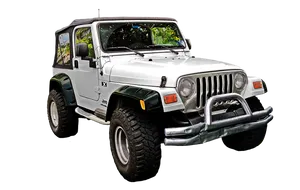 White Jeep Wrangler X Offroad