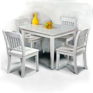White Kitchen Table PNG Xiu