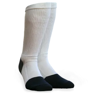 White Knee High Socks Png Lrr76 PNG image