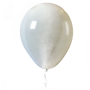 White Latex Balloon PNG Nfx12
