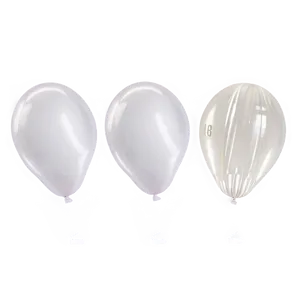 White Latex Balloons PNG 83 PNG
