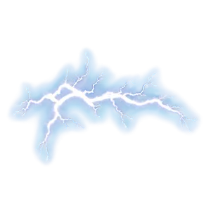 White Lightning Bolt PNG Fwc41