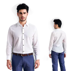 White Linen Shirt Png 05252024 PNG image