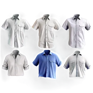 White Linen Shirt Png 16 PNG image
