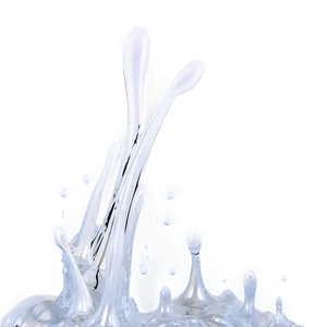 White Liquid Splash Png 47 PNG image