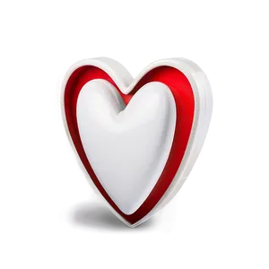 White Love Heart Png 10 PNG image