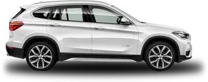 White Luxury S U V Side View PNG image