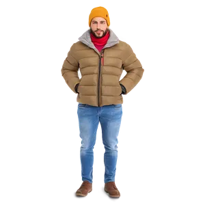 White Man In Winter Clothes Png Abw PNG image