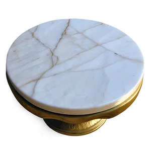 White Marble Table PNG 57