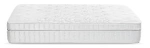 White Mattress Isolatedon Black Background