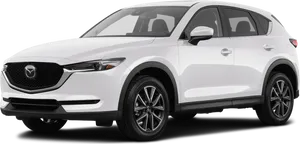 White Mazda C X5 S U V Profile View PNG