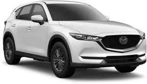 White Mazda C X5 S U V2023 PNG