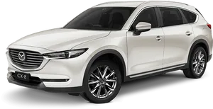 White Mazda C X8 S U V