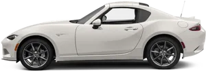 White Mazda M X5 R F Side View PNG image