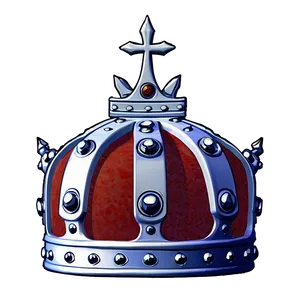 White Medieval Crown PNG 21 PNG