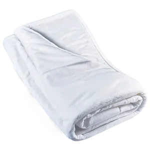 White Microfiber Blanket PNG 06282024