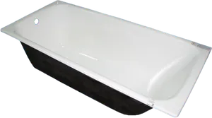 White Modern Bathtub Isolated PNG image