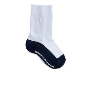 White Moisture Wicking Socks PNG 48 PNG