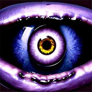 White Monster Cute Eyes PNG 06212024 PNG