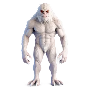 White Monster For Decoration PNG 06212024
