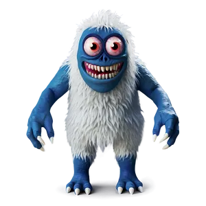 White Monster For Halloween PNG Uew97 PNG
