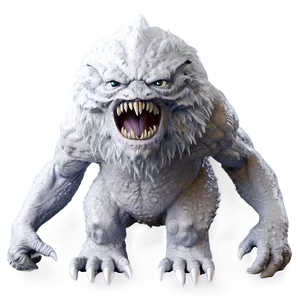White Monster For Project PNG Yev
