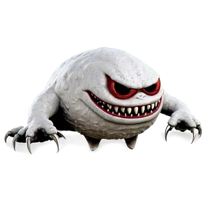 White Monster For T-shirt PNG 06212024