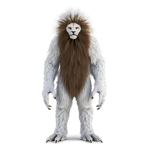 White Monster With Fur PNG Jye98 PNG