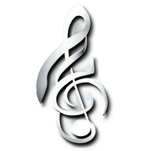 White Music Notes In Circle Png Yfx94 PNG image