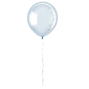 White Mylar Balloons PNG Crx95