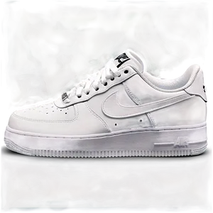 White Nike Air Force 1 PNG Cep