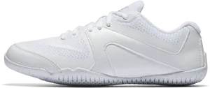 White Nike Sneaker Side View PNG image